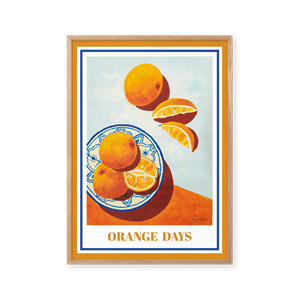 Peléton Orange Days 50x70 Plakat